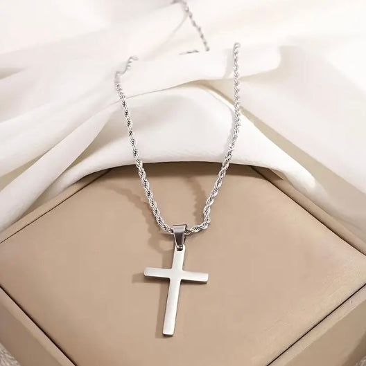 Collana Cross Argento