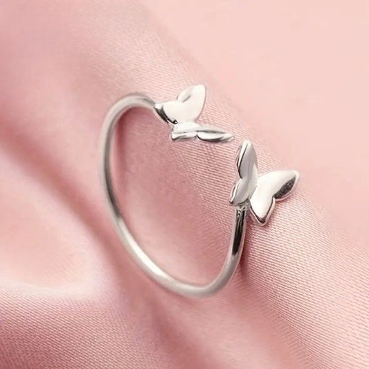 Ring Fly Argento