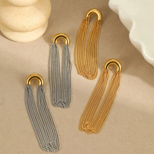 Orecchini Flash Argento & Oro