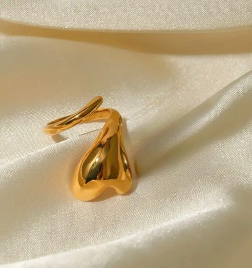 Ring Heart Oro